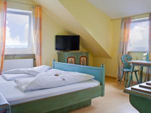 TV a/nebo společenská místnost v ubytování Berggasthof Hotel Igelwirt