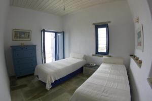 Posteľ alebo postele v izbe v ubytovaní Bioclimatic stone built villa