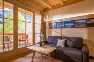 Posezení v ubytování Refugium Dolomiten & Chalet