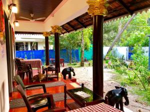 Zahrada ubytování Marari Babu Homestay