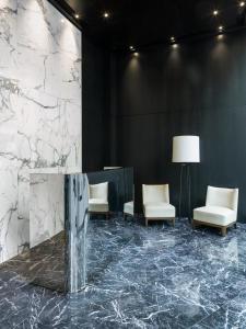 A seating area at One96