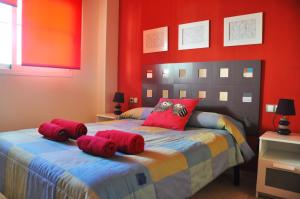 Posteľ alebo postele v izbe v ubytovaní Apartamento San Luis + 26 fotografií