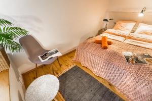 Posteľ alebo postele v izbe v ubytovaní Park View Apartment with Sauna, A/C