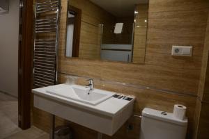 Koupelna v ubytování Hotel Escudero