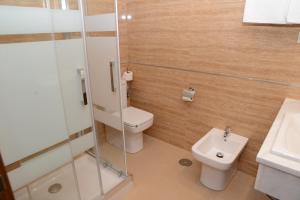 Koupelna v ubytování Hotel Escudero