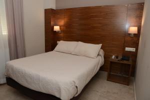 Postel nebo postele na pokoji v ubytování Hotel Escudero