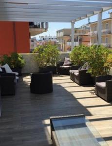 A seating area at Hotel Romina