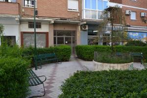 Vonkajšia záhrada v ubytovaní Apartamento Palomas