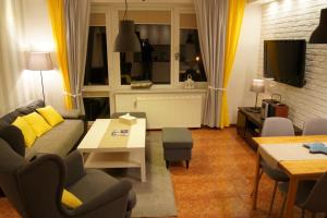 Część wypoczynkowa w obiekcie Apartamenty Usteckie