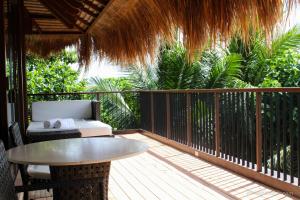 Balkón nebo terasa v ubytování El Nido Resorts Pangulasian Island