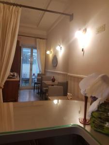 Posezení v ubytování B&B La Dimora Di Nettuno