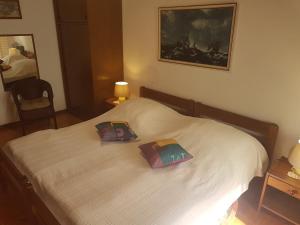 Postel nebo postele na pokoji v ubytování Apartman Nadia