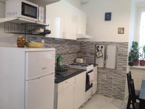Kuchyňa alebo kuchynka v ubytovaní Studio Apartment Diana + 25 fotografií