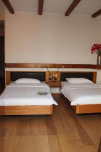Un pat sau paturi într-o cameră la Casa Annita