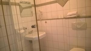 Koupelna v ubytování Landhotel Weingut Schulze