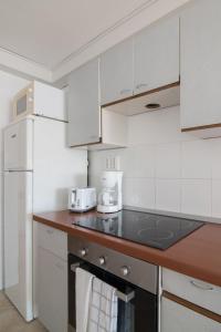 Kuchyň nebo kuchyňský kout v ubytování Apartment Lavanda