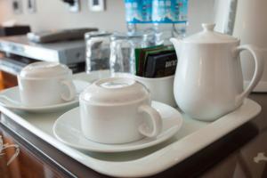 Kaffi- og teaðstaða á Rich Garden Hotel
