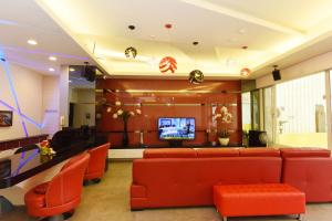 TV/trung tâm giải trí tại GJia Taitung B&B
