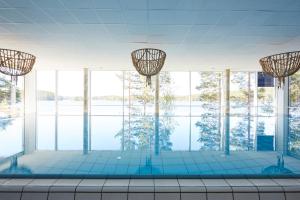 Bazén v ubytování Rømskog Spa & Resort - Unike Hoteller nebo v jeho okolí