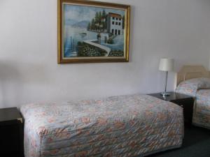 Postel nebo postele na pokoji v ubytování The Wayfarer Motel