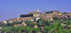 a village on top of a hill with houses at Nicla 3 in Fiorino