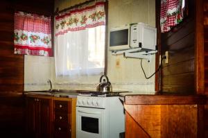 Kuchyň nebo kuchyňský kout v ubytování Hotel Termal Dayman