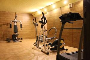 Posilňovňa alebo fitness centrum v ubytovaní Király Lovastanya Panzió