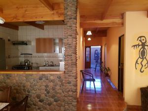 A kitchen or kitchenette at Casa Chactur