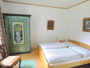 Postel nebo postele na pokoji v ubytování Lindenhof