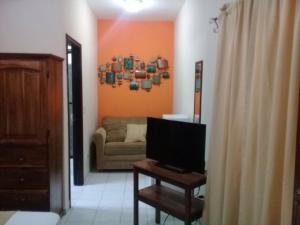 TV o dispositivi per l'intrattenimento presso Apartamentos del Puerto