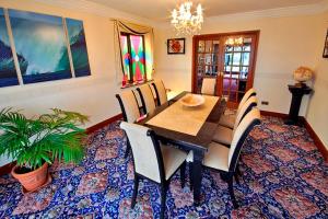 Dining area at the guesthouse 