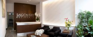 Χώρος καθιστικού στο Saigon City Residence
