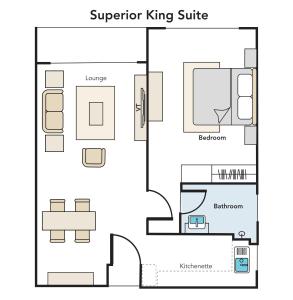 Půdorys ubytování Acappella Suite Hotel, Shah Alam
