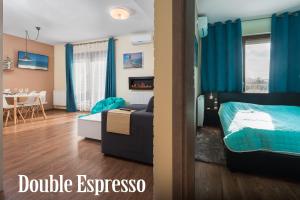 En eller flere senger på et rom på Espresso