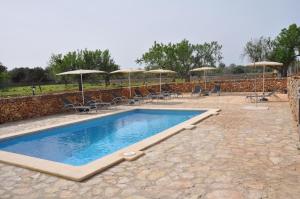 Der Swimmingpool an oder in der Nähe von Can Porretí Agroturisme