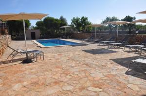Der Swimmingpool an oder in der Nähe von Can Porretí Agroturisme