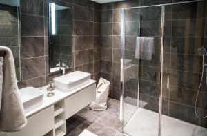 Luxury appart – Megève – АЕ202にあるバスルーム