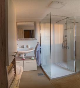 Ванна кімната в Apartma PEPI