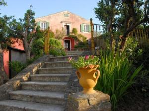 Taman di luar Apartment in Corfu near the Sea