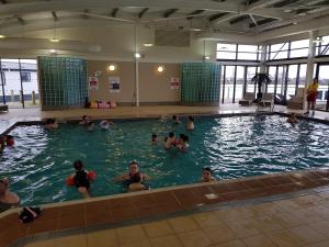 Swimmingpoolen hos eller tæt på Mini lodge hot tub hols at Kingfisher Court