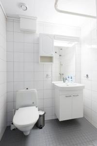 Ett badrum på Pilegrimsgården Hotell og Gjestegård