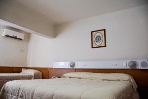 Postel nebo postele na pokoji v ubytování Hotel Menossi