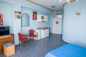 TV a/nebo společenská místnost v ubytování Madalenas B&B