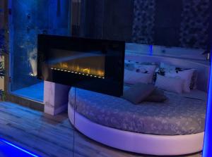 Posezení v ubytování Assisi Luxury SPA Suite
