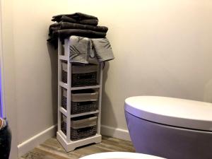 Koupelna v ubytování Assisi Luxury SPA Suite