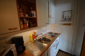 Kuchyň nebo kuchyňský kout v ubytování Anna House