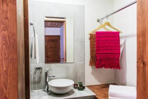 Koupelna v ubytování Hotel María del Tío Molcas