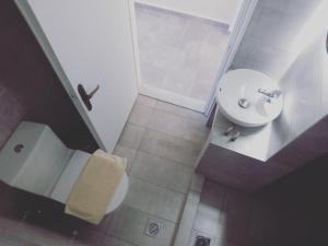 Koupelna v ubytování Filio Guesthouse