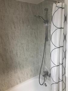 Koupelna v ubytování Hotel Pelayo