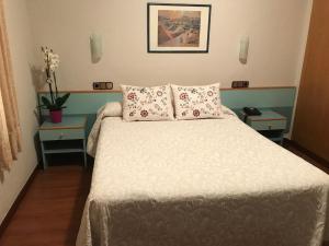 Postel nebo postele na pokoji v ubytování Hotel Pelayo